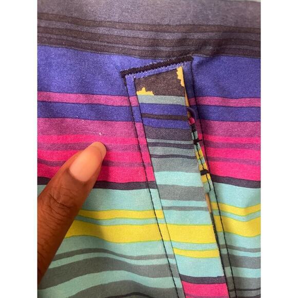 Burton Girl's Leopard Striped Fleece Lined Elstar Jacket • Size M (10/12) ⬇️ - Picture 4 of 5